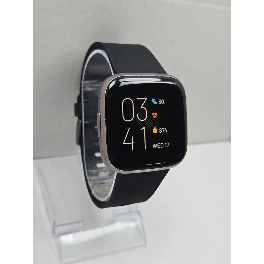 Fitbit Versa 2 Smartwatch Gray 40mm Alexa WR50M Always On Display No Charger